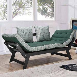 Arthur Futon - Green- Grey
