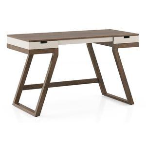 Truman Study Table Creamy Crust in Danish Walnut Finish