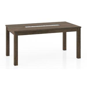 Brighton XL 6 Seater Dining Table In Danish Walnut Finish