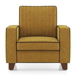 Apollo Neo High Back Sofa (Colour : Ochre, Seating Capacity : 1 Seater, Cushion Type : Soft, Back Height : High Back)