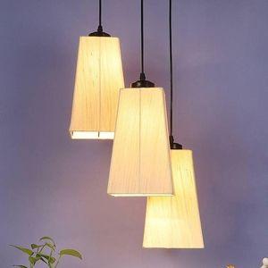 Memphis Off White Fabric Cluster Hanging Light