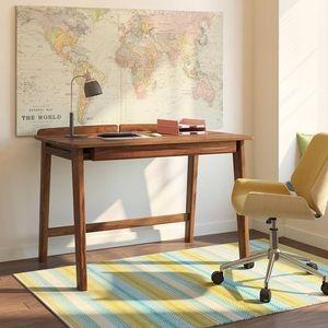 Larsson Solid Wood Study Table in Teak Finish