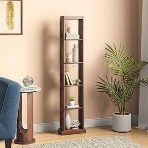 Babylon Solid Wood Bookshelf in Walnut Finish