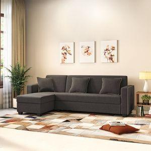 Henry Sectional Sofa Left Aligned - Cedar Brown