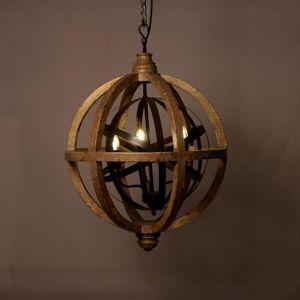 Globe 3 light chandelier