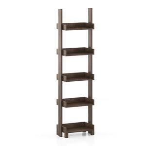 Austen Bookshelf Display Unit 45 Book Capacity Finish Danish Walnut