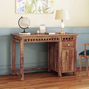 Fidora Study Table Finish - Teak