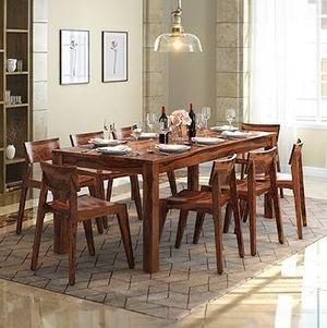 Gordon Solid Wood Dining Chair Set Of 1 In Teak Finish