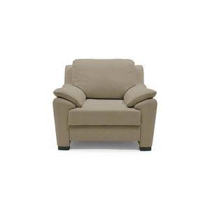 Farina 1 Seater Half Leather Sofa in Cappuccino Colour