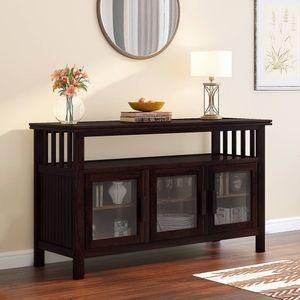 Rhodes 3 Door Solid Wood Sideboard in Mango Mahogany Finish
