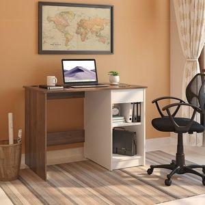 Tylor Engineered Wood Study Table in Classic Walnut Finish