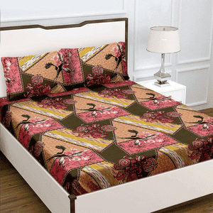 Radiant Bedsheet with2 Pillow Covers - RAD1029