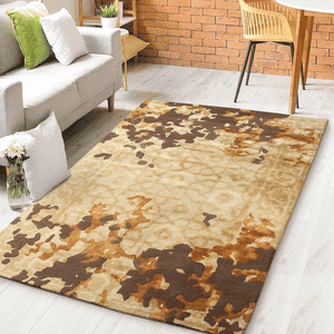 Lattice Rug - Brown