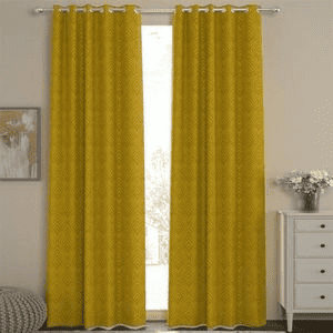 Michael Gold Polyester Room-Darkening 7 ft Door Curtain Set of 2