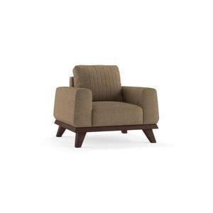 Granada Essential 1 Seater Fabric Sofa in Dune Colour