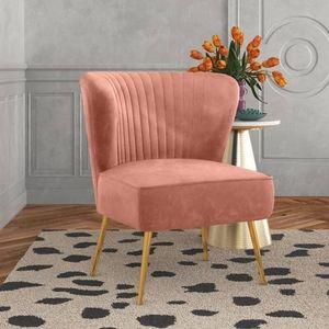 Fission Accent Chair in Light Pink Colour