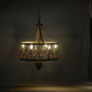 6 light Gold Chandelier