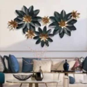 Lotus Flowers Wall Decor Metal Wall Art