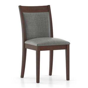 Dalla Solid Wood Dining Chair Set Of 2 In Grey Colour