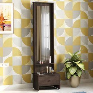 Eve Engineered Wood Dressing Table in Dark Wenge Finish