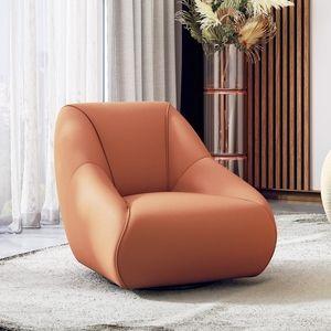 Niyo Lounge Chair in Saddle Tan Colour