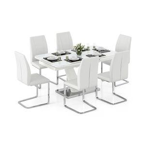 Seneca Dining Chair Set Of 2 In White Finish