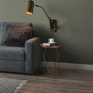 Dyson Solid Wood Side Table in Teak Finish