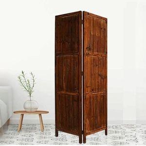 Maizie Solid Wood 4 Panel Room Divider