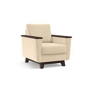 Corby Premium 1 Seater Fabric Sofa in Birch Beige Colour