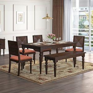 Mirasa Dining Bench In Mango Walnut Finish