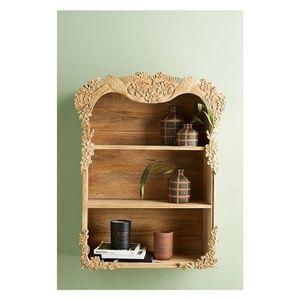 WOODENMOOD Rectangular Wall Rack