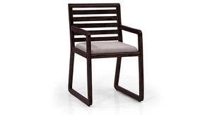 Hawley Solid Wood Study Chair In Mahogany finish, Color - Macadamia Brown