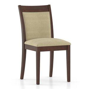 Dalla Solid Wood Dining Chair Set Of 2 In Beige Colour