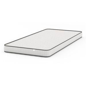 SimplyWud Essential Mattress Single Colour White & Grey (Mattress Thickness : 4 Inches, Mattress Dimensions : 78 x 36 in)