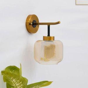 Keagan Glass Wall Light