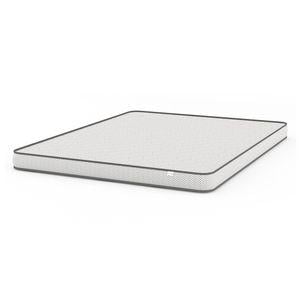 SimplyWud Essential King Size Mattress White & Grey (Mattress Thickness : 4 Inches, Mattress Dimensions : 78 x 72 in)