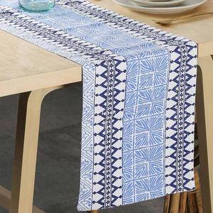 House This Blue Abstract Runner