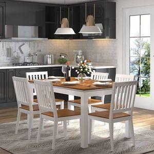 Diner 6 Seater Dining Table In Golden Oak Finish
