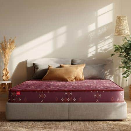 KURLON Teensy Ortho 4 inch Double EPE Foam Mattress (L x W: 78 inch x 48 inch)