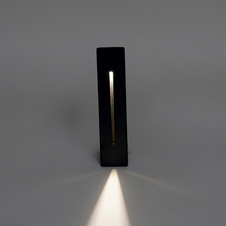 Groult Led Outdoor Foot Light In Black Finish