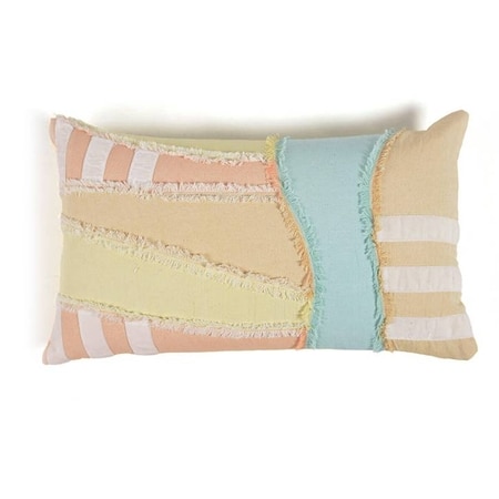 Abstract Pastel Patchwork Cushion Cover