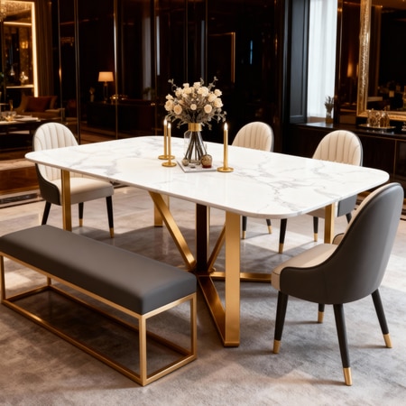 Astral 6 Seater Dining Table Set