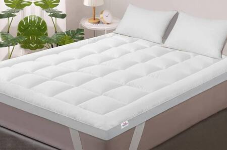 Springtek Premium Luxe Micro Fibre Mattress Topper for King Size Bed 72x72x2 in