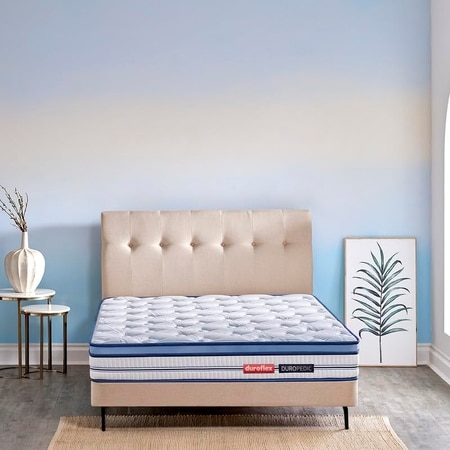 Posture Perfect - Doctor Recommended 5 Zone Dual Density Orthopedic Support layer 3 Zone Pocket Spring Mattress with Euro Top (75 x 66 in, 8 Inches)