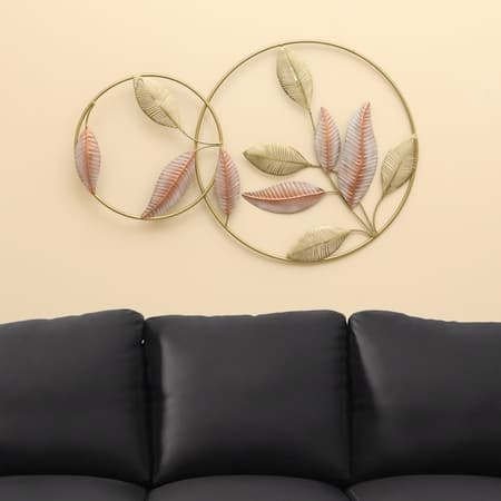 W-Nova Abstract Metal Wall Decor in Multicolor Set of 1