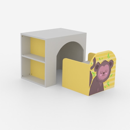 Monkey Toddler Activity Table & Chair