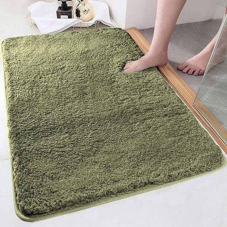 Bathmat 2500 GSM Microfiber Anti Skid Slip Water Absorbent Machine Washable and Quick Dry Vages Mats for Bathroom, Kitchen, Entrance