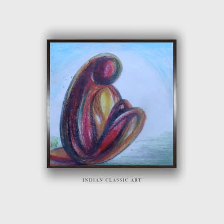 Folk Canvas Wall Prints Canvas Wall Prints Set of 2 Multicolor Matte