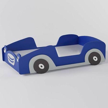 Street Car Engineered Wood Bed in Blue Colour