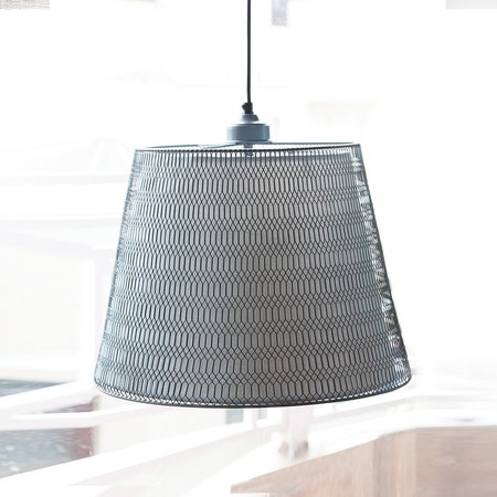 Rhombus Hanging Lamp Grey